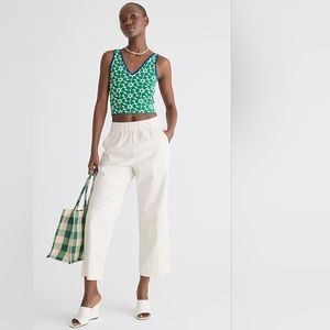 J Crew Tall Astrid wide-leg chino pant